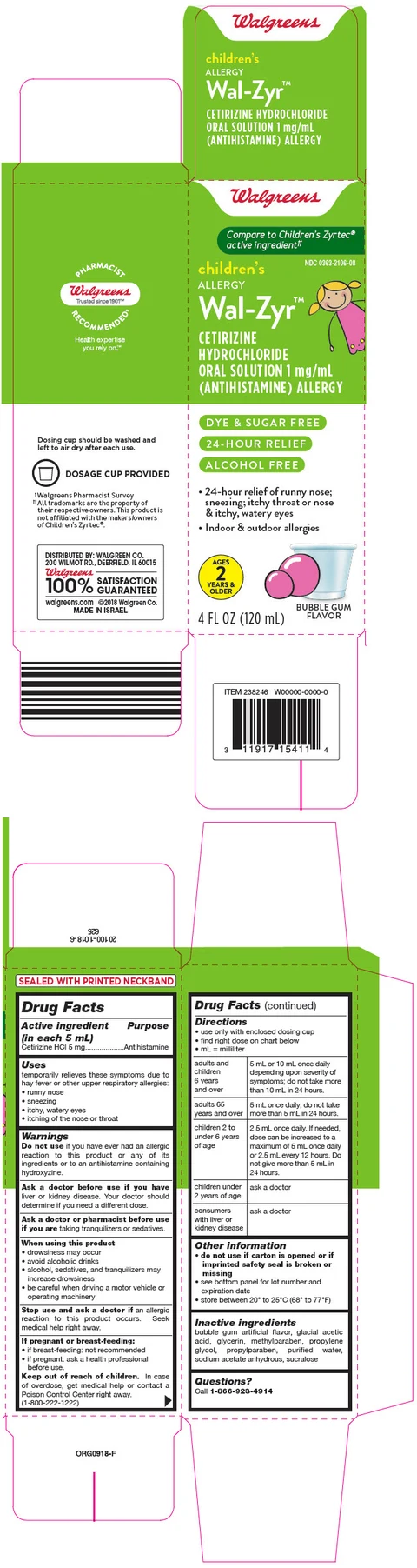 Wal-Zyr All Day Allergy packaging