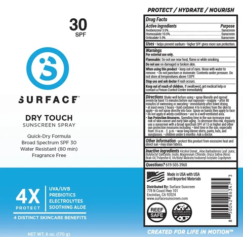 SPF 30 Dry Touch Continuous No fragrance 포장