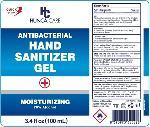 HUNCA CARE STOP BAC packaging