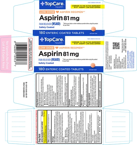 Aspirin 포장
