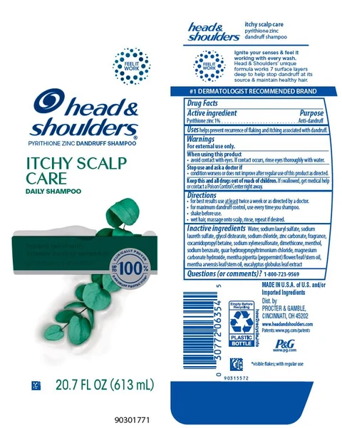 Head and ShouldersItchy Scalp packaging