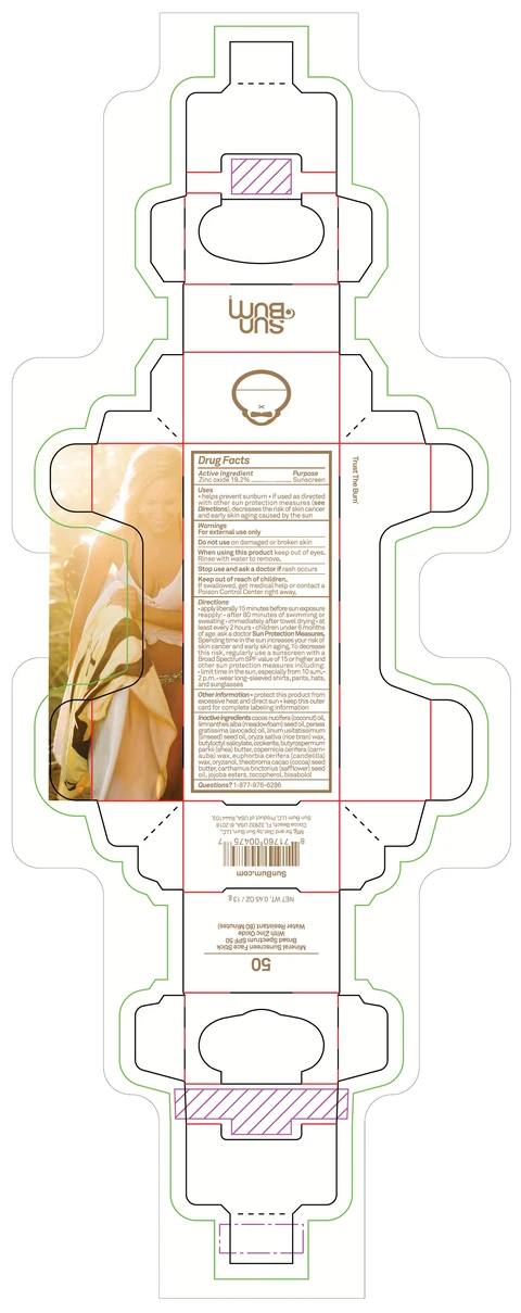 Sun Bum Mineral Sunscreen Face Stick SPF 50 포장
