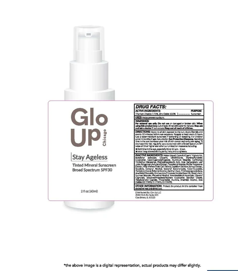 Stay Ageless Tinted Mineral Sunscreen Broad Spectrum SPF 30 packaging
