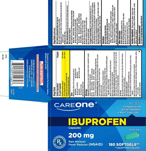 Ibuprofen packaging