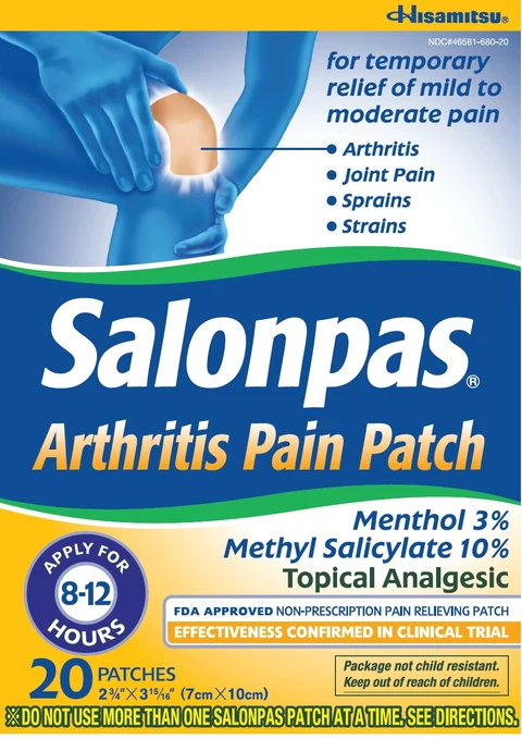 Salonpas Arthritis Pain 포장