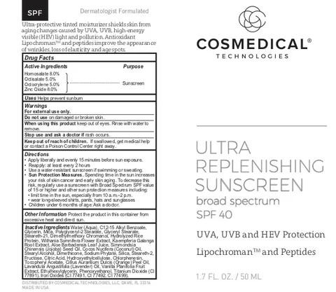 Ultra Replenishing Sunscreen SPF 40 포장