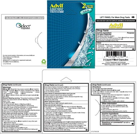 Advil Liqui-Gels 포장