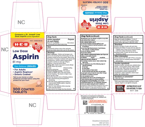 Aspirin 81 mg Low Dose 포장