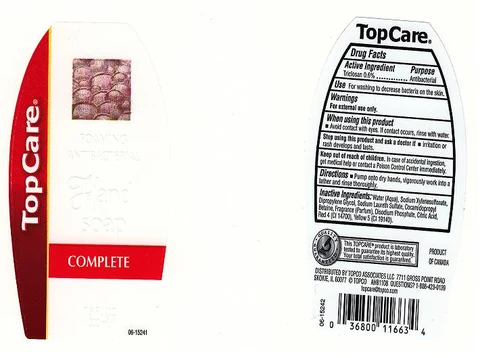 TopCareAntibacterial Foaming packaging