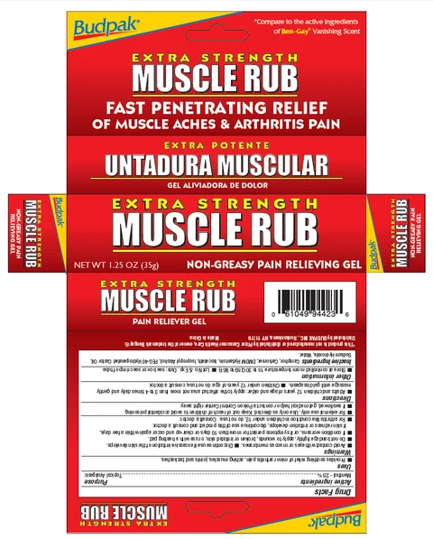 BudpackMuscle Rub packaging