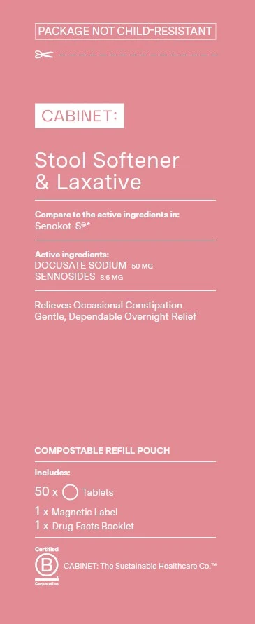 Stool Softener and Laxative packaging