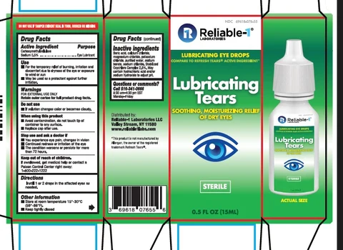 CMC carton label