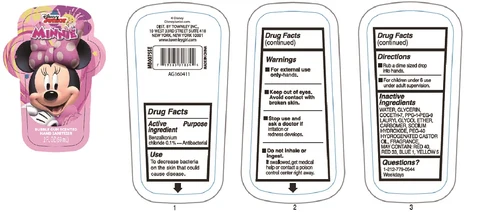 Bubblegum Scented Hand Sanitizer packaging