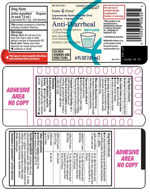 foster and thrive anti-diarrheal packaging