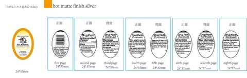 BODY PRESCRIPTIONS Lemon Citrus 65 PERCENT ALCOHOL ANTIBACTERIAL HAND SANITIZER 포장