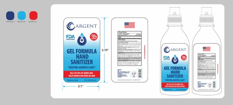 Hand Sanitizer packaging