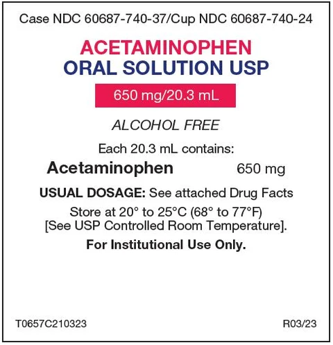 Acetaminophen 포장