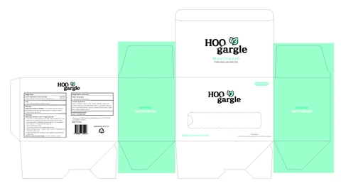 Hoo Gargle Apple Spearmint Flavor 50 packets
