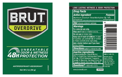Brut Overdrive packaging