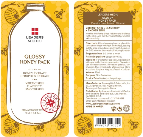 Leaders Mediu Glossy Honey Pack packaging