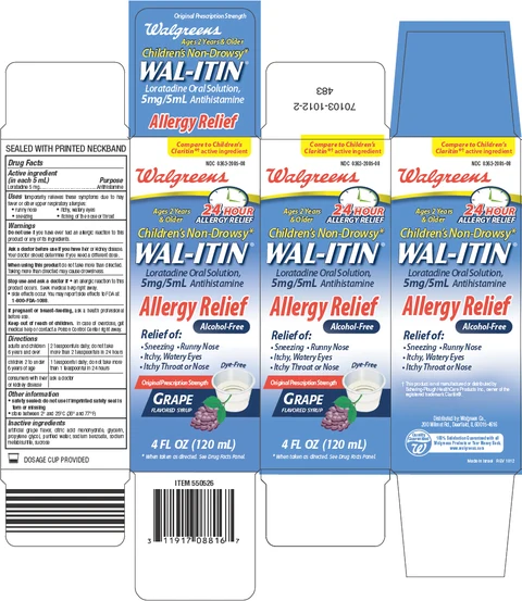 Wal-itin Allergy Relief packaging
