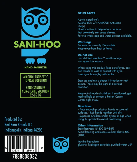 SaniHoo Hand Sanitizer 포장