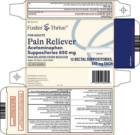 foster and thrive pain reliever packaging
