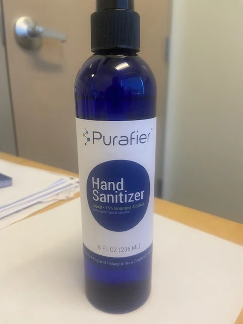 Hand Sanitizer packaging