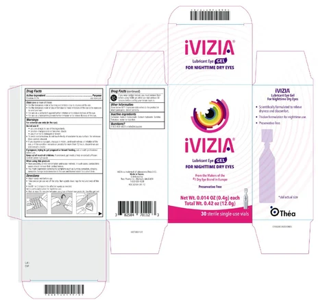 iVIZIA Lubricant Eye Gel packaging