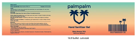 Hand Sanitizer packaging