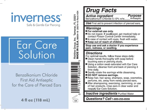 Inverness Ear Care 포장