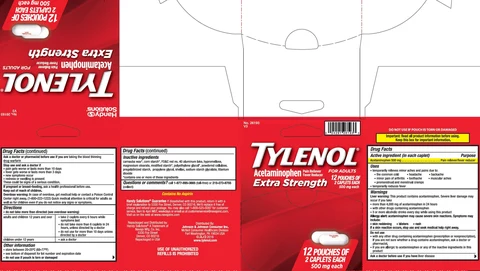 Tylenol Extra Strength 포장