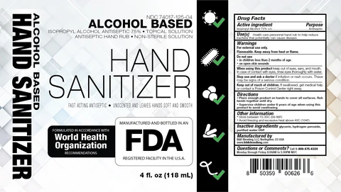 Hand Sanitizer packaging