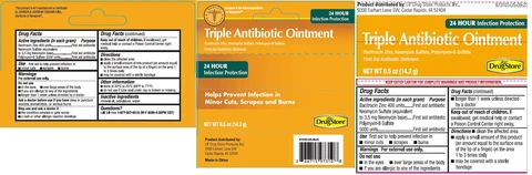Triple Antibiotic Ointment, Lil Drug Store / Triple Antibiotic Ointment, Circle K packaging