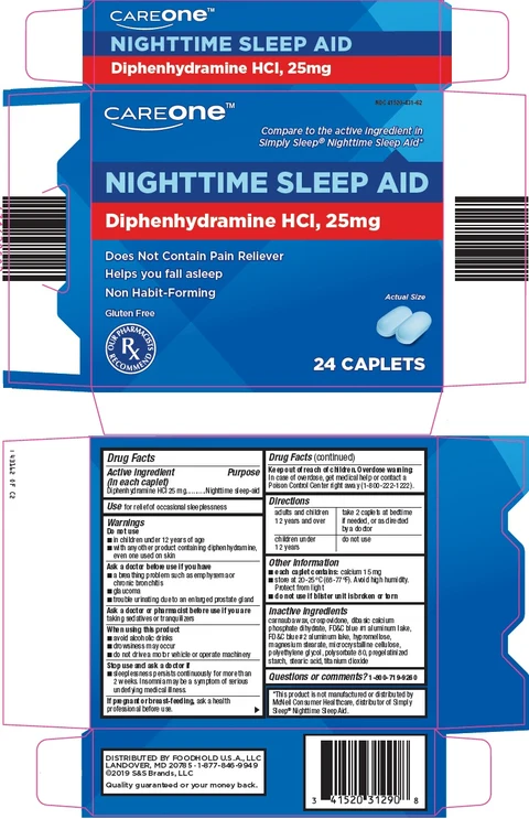 careone nighttime sleep aid 포장
