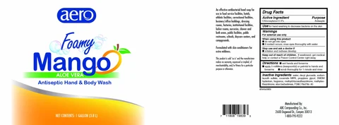 Sani Mango Antiseptic Hand and Body Wash 포장