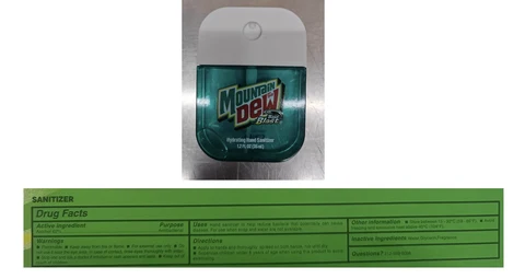 BAJA BLAST HYDRATING HAND SANITIZER 포장