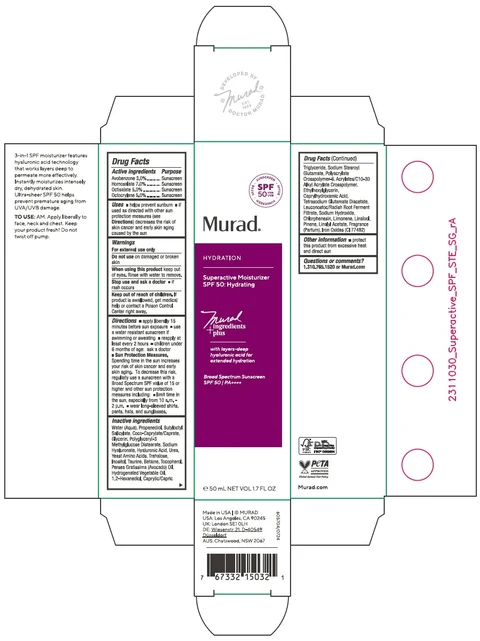 Superactive Moisturizer SPF 50 Hydrating SPF 50 포장