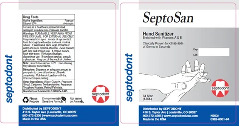 SeptoSan Hand Sanitizer 포장