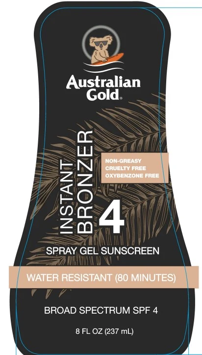 Australian GoldSPF 6 Bronzer Oxybenzone 포장