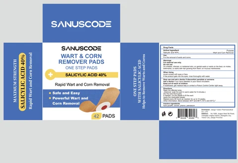 SANUSCODE WART CORN REMOVER 포장