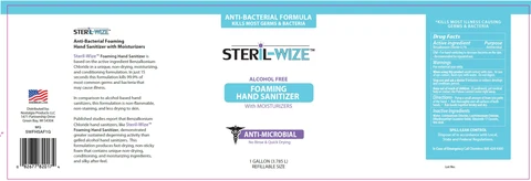 Steril Wize Antibacterial Foaming Hand Sanitizer packaging
