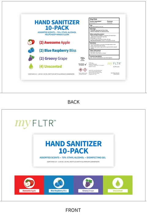 Hand sanitizer packaging