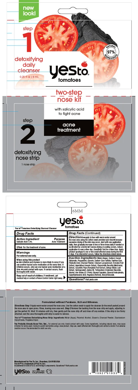 Yes To Tomatoes Two-Step Nose packaging