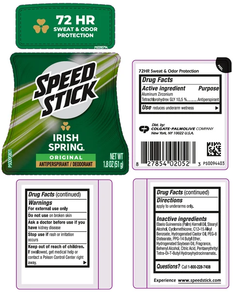 Speed StickIrish Spring Original packaging