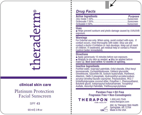 TheradermSPF 43 SPF 43 packaging