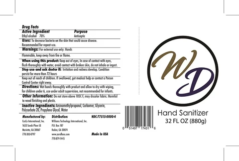 32oz label