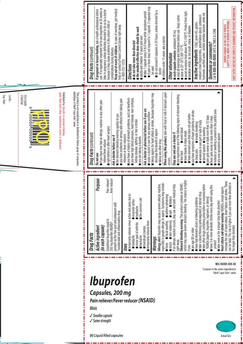 Ibuprofen Minis 포장