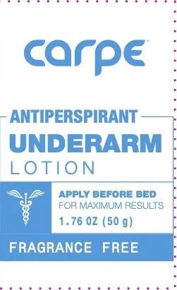 Carpe Antiperspirant Fragrance Free 포장