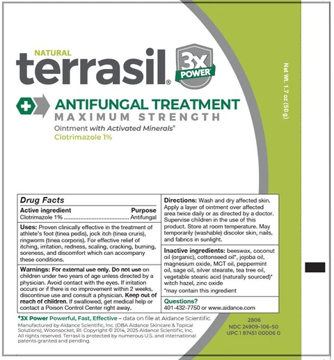Terrasil Anti-Fungal TreatmentMAX packaging